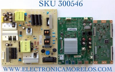 KIT DE TARJETAS PARA TV VIZIO 4K HDR SMART TV / NUMERO DE PARTE MAIN XKCB02K044 / 715GA874-M1A-B00-004K / T-CON CV580U1-T01-CB-1 / E3CCBB5800020G0H / FUENTE PLTVKJ181XABL / 715G9165-P01-002-003M / PANEL TPT580B5-U1T01.D REV:S01AU / MODELO V585X-H1 LTMHB9